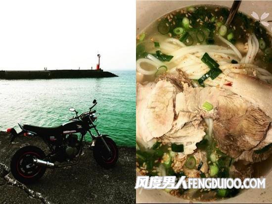 权志龙晒美食照