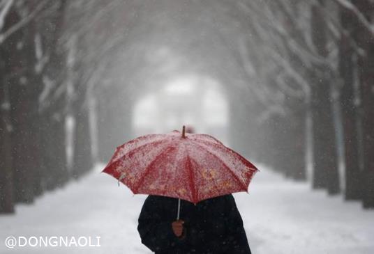 女孩下雪兴奋成面瘫:堆雪人打雪仗直到脸上刺痛麻木